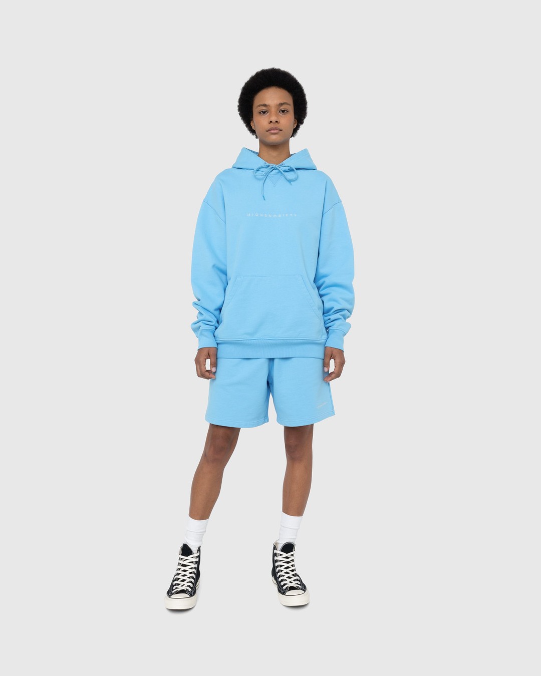 Highsnobiety – Staples Hoodie Sky Blue - Sweats - Blue - Image 7