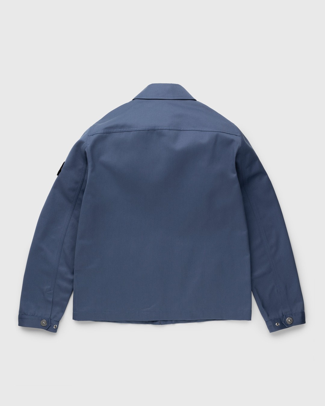 Stone Island – 42528 Workwear R-Gabardine Blouson Mid Blue - Outerwear - Blue - Image 2