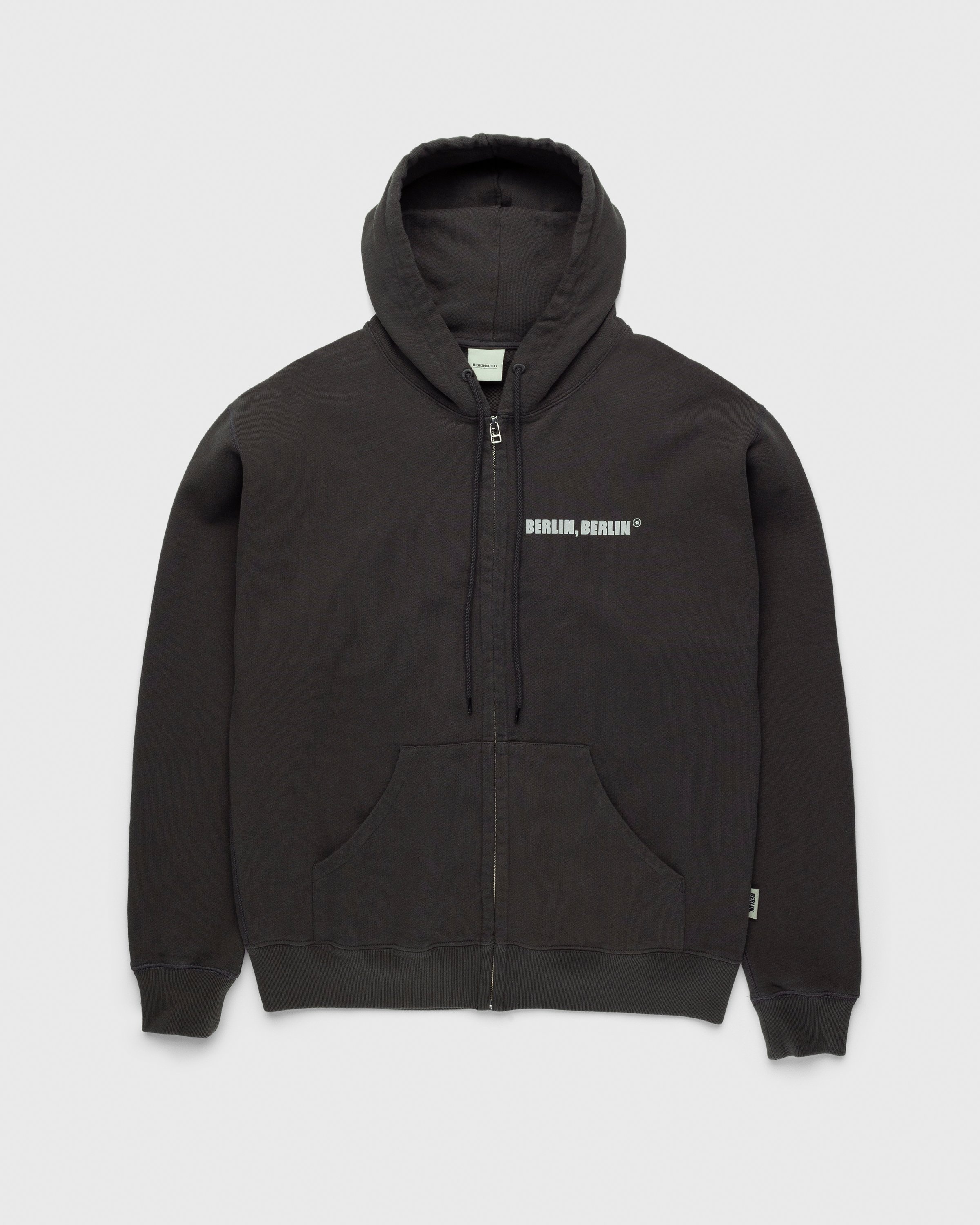 Highsnobiety – BERLIN, BERLIN 3 Zip Hoodie Black - Sweats - Black - Image 2