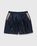 Mix Panel Nylon Shorts Navy/Brown