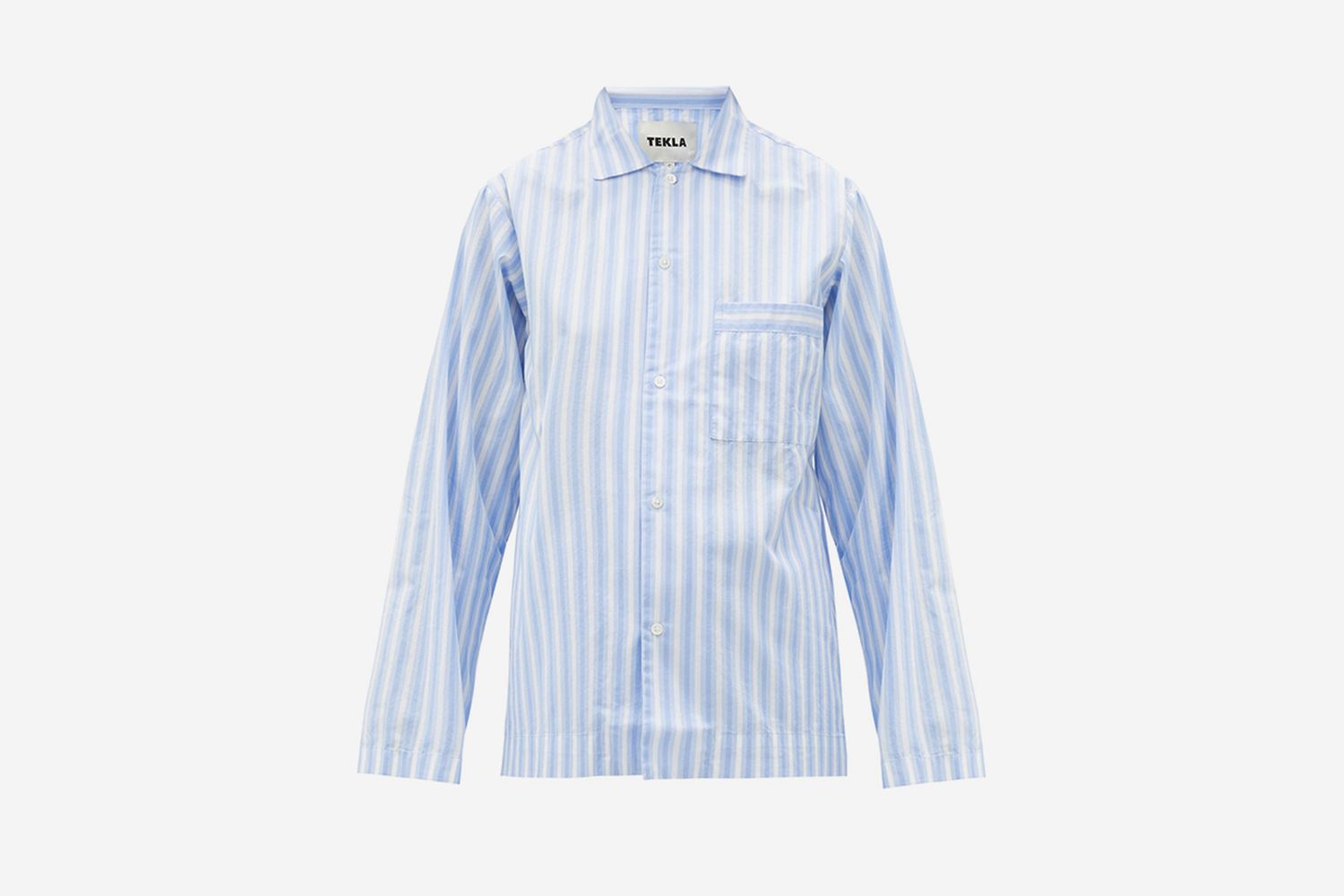 Striped Organic-Cotton Pyjama Shirt