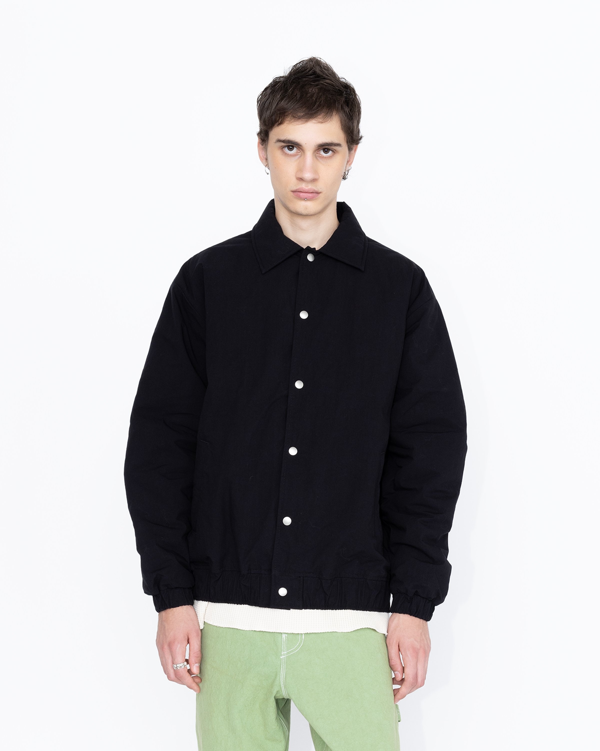 Highsnobiety HS05 – Reverse Piping Insulated Jacket Black - Outerwear - Black - Image 3