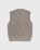 Lemaire – V-Neck Merino Vest Light Stone Melange - Knitwear - Beige - Image 2