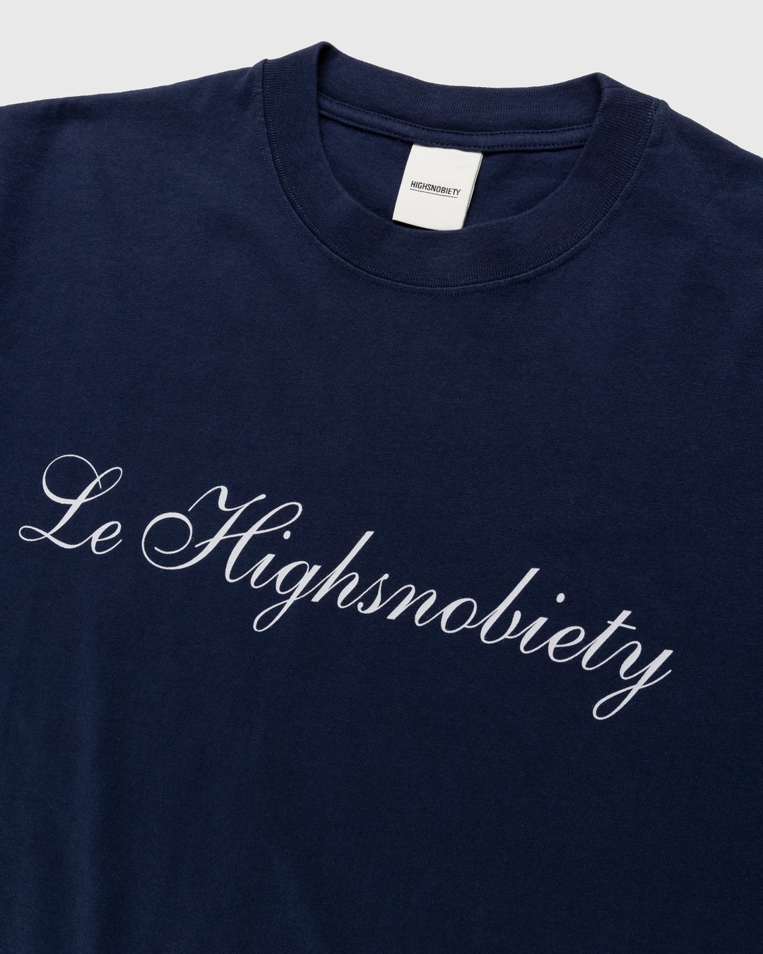 Highsnobiety – Not In Paris 4 Logo T-Shirt Navy - T-shirts - Blue - Image 5
