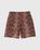 Acne Studios – Python Print Swim Shorts Rust Red