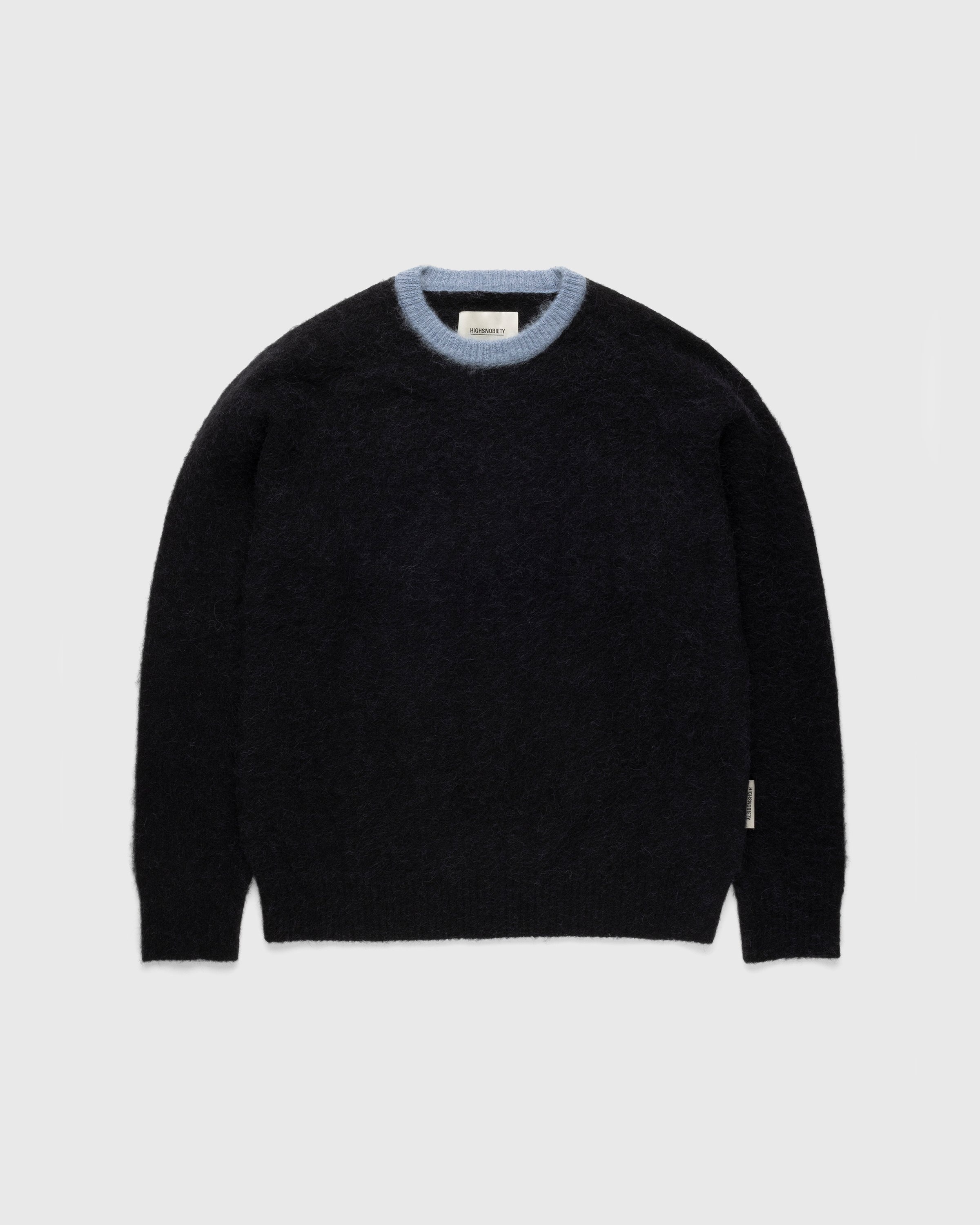 Highsnobiety – Alpaca Sweater Black Kids - Knitwear - Black - Image 1