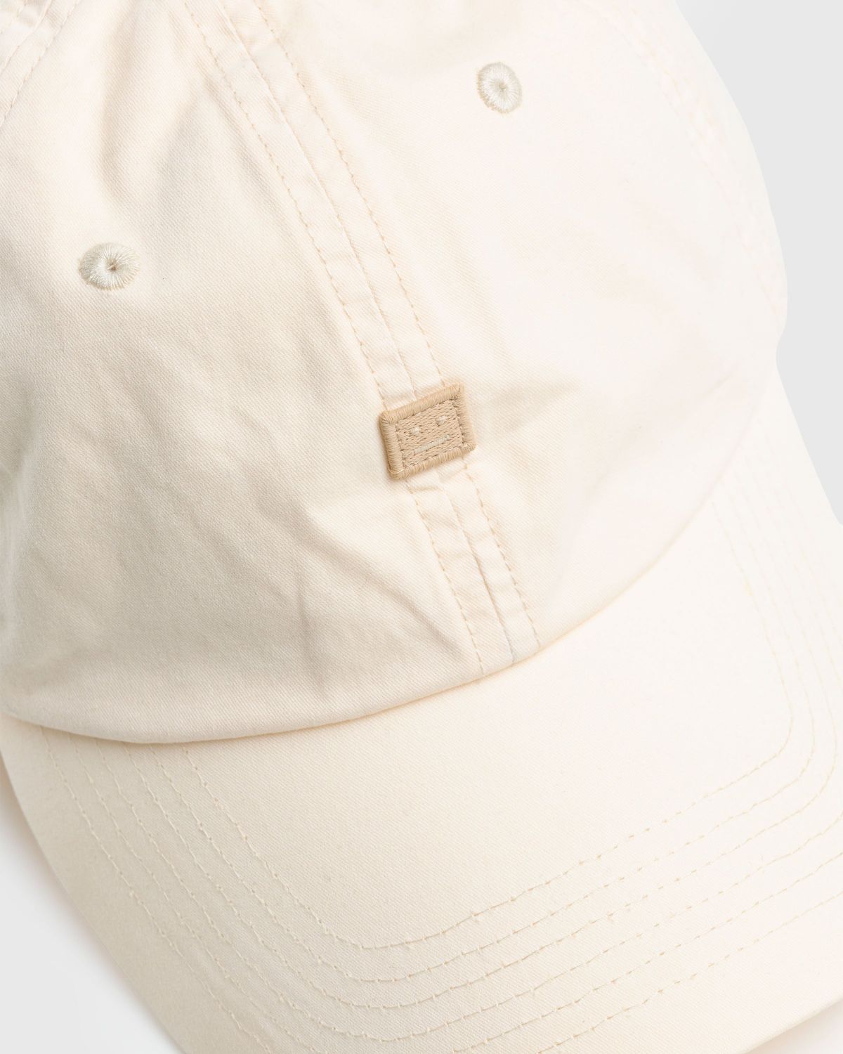 Acne Studios – Face Patch Baseball Cap Beige - Hats - Beige - Image 4