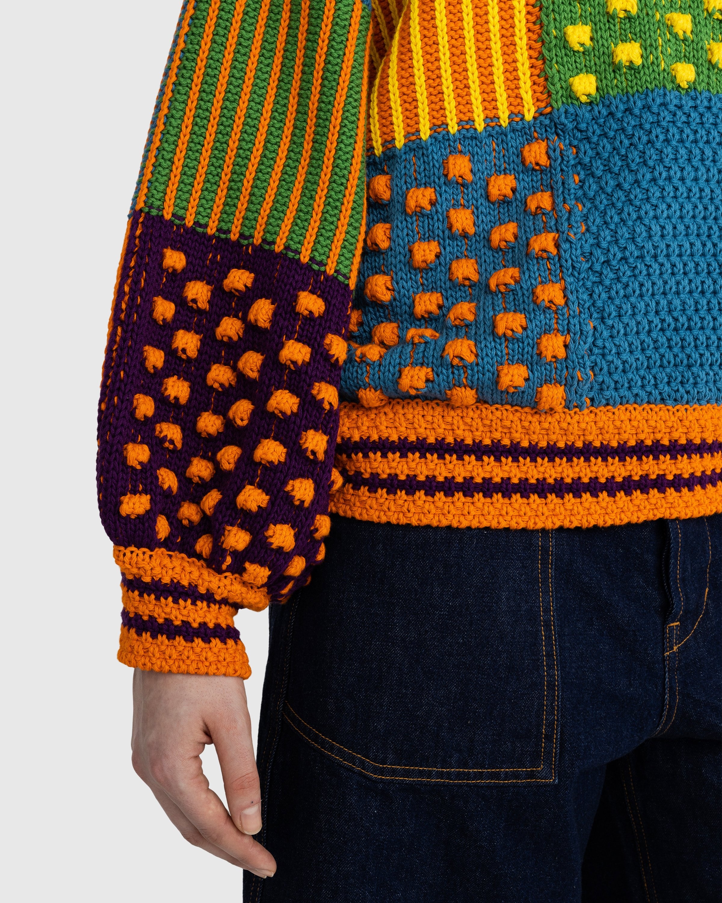 Kenzo – Patchwork Jumper - Knitwear - Multi - Image 5