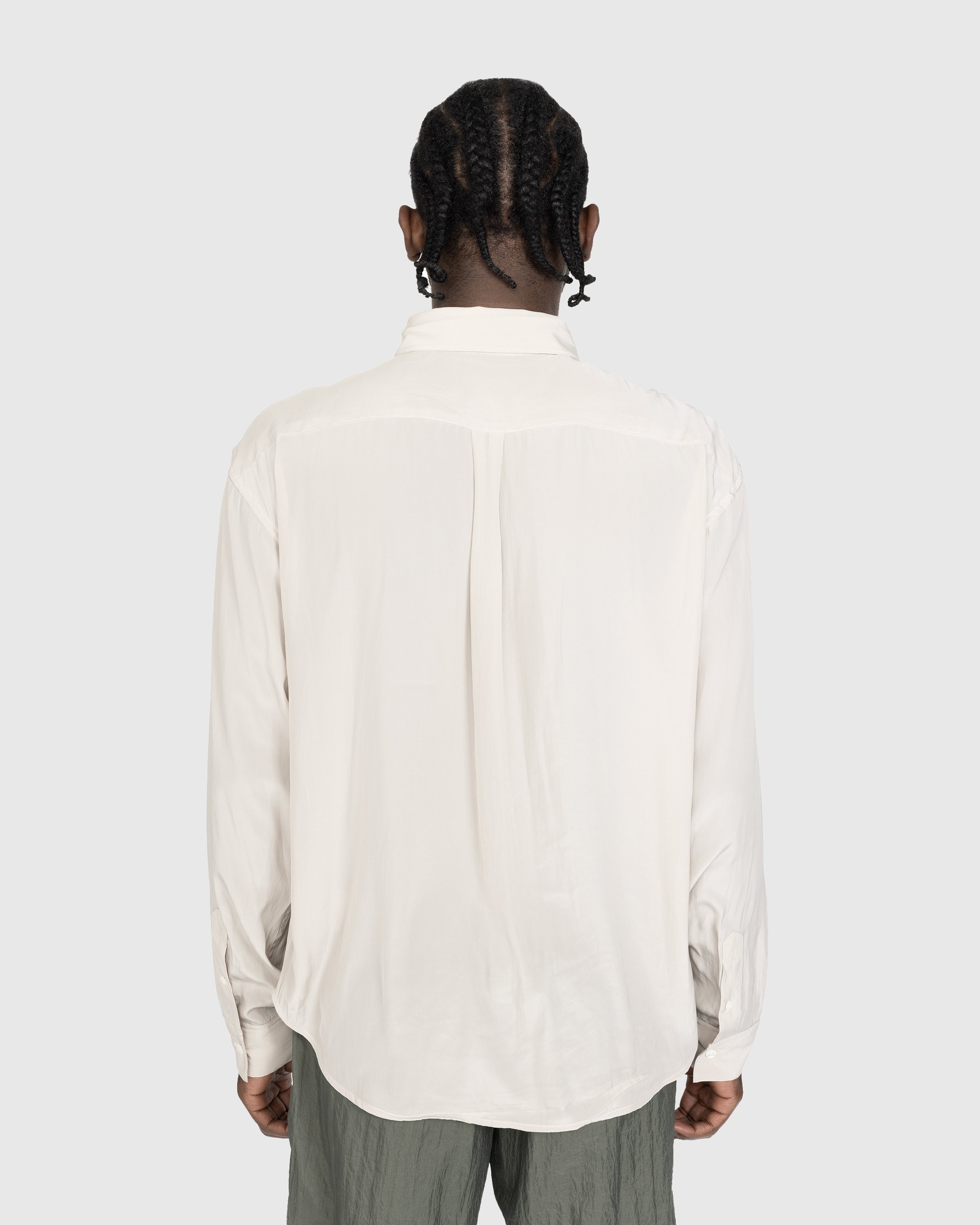 Highsnobiety – Lightweight Long-Sleeve Shirt Beige - Shirts - Beige - Image 3