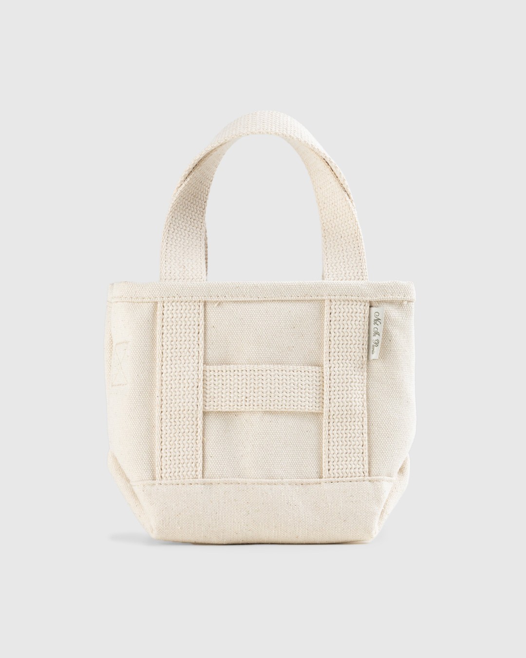 Highsnobiety – Not in Paris 5 Mini Canvas Tote Bag - Bags - Beige - Image 2