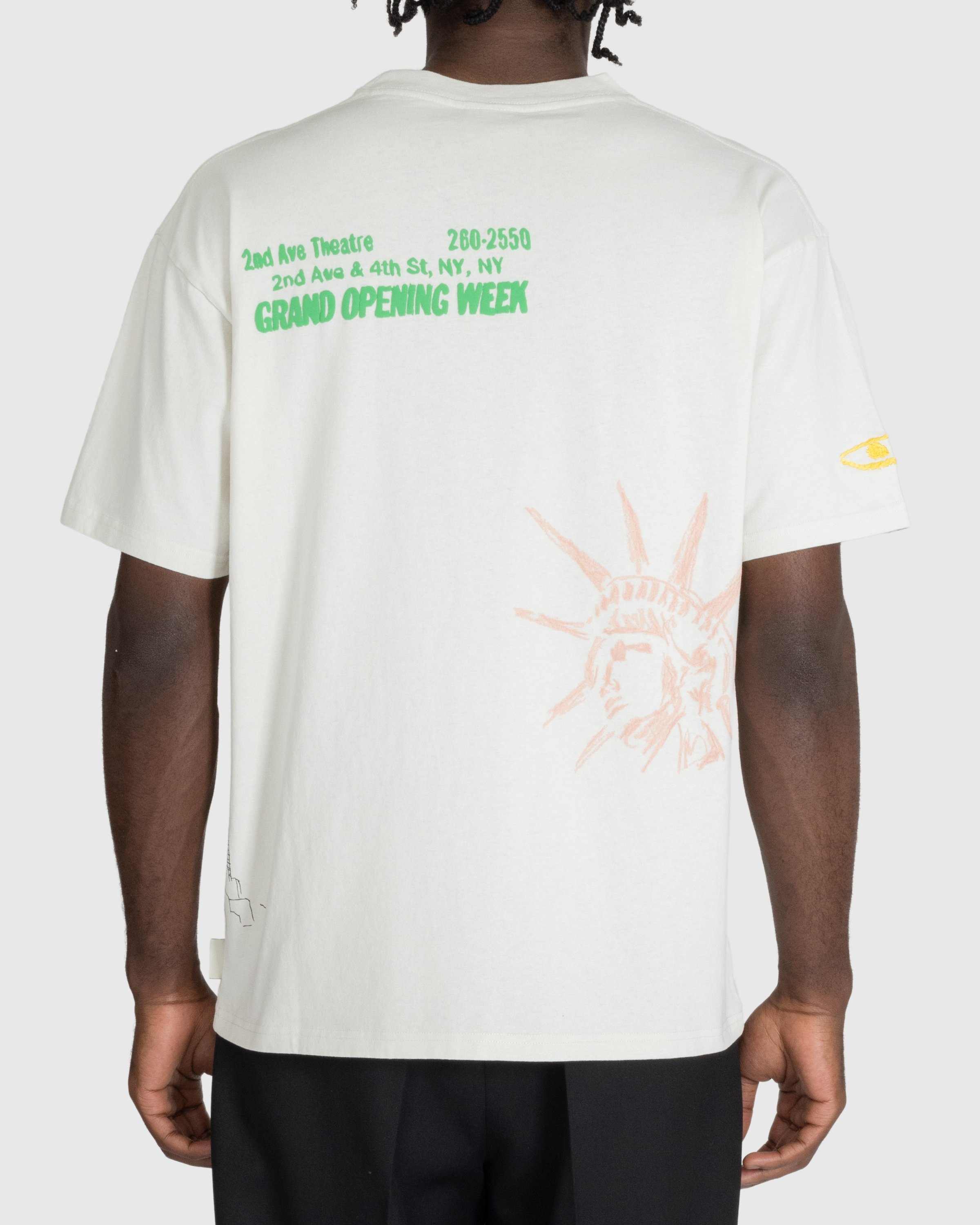 Highsnobiety – New York Line Short Sleeve Jersey Light Grey - T-shirts - Grey - Image 4