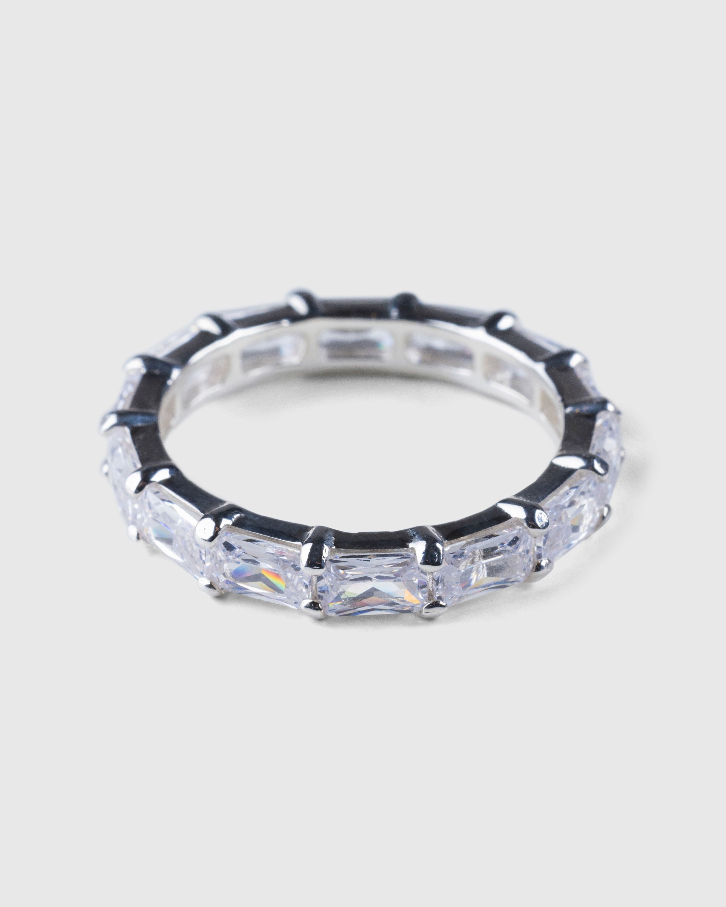 Hatton Labs – Horizon Eternity Ring Silver/White - Jewelry - Multi - Image 3