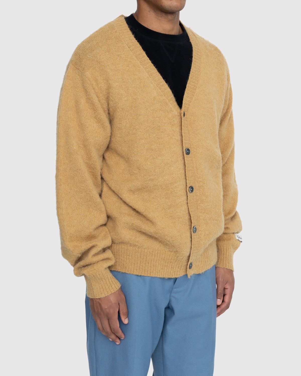 Highsnobiety – Alpaca Cardigan Light Brown - Knitwear - Brown - Image 7