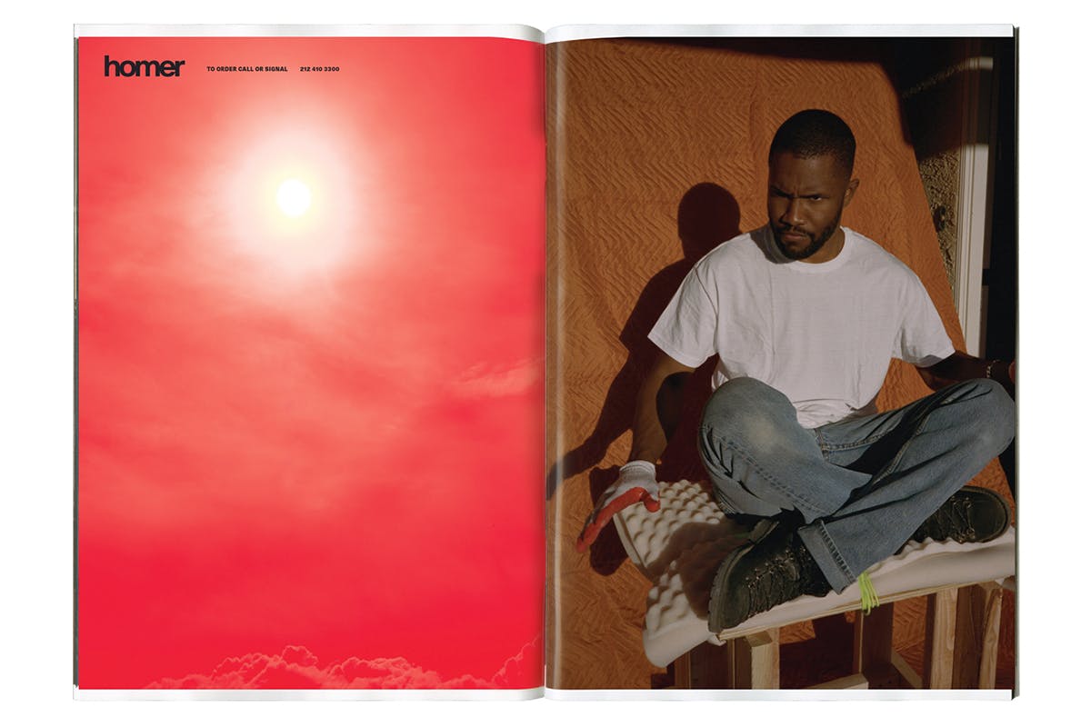 Frank Ocean Homer Brand store Catalog collection jewelry silk scarves