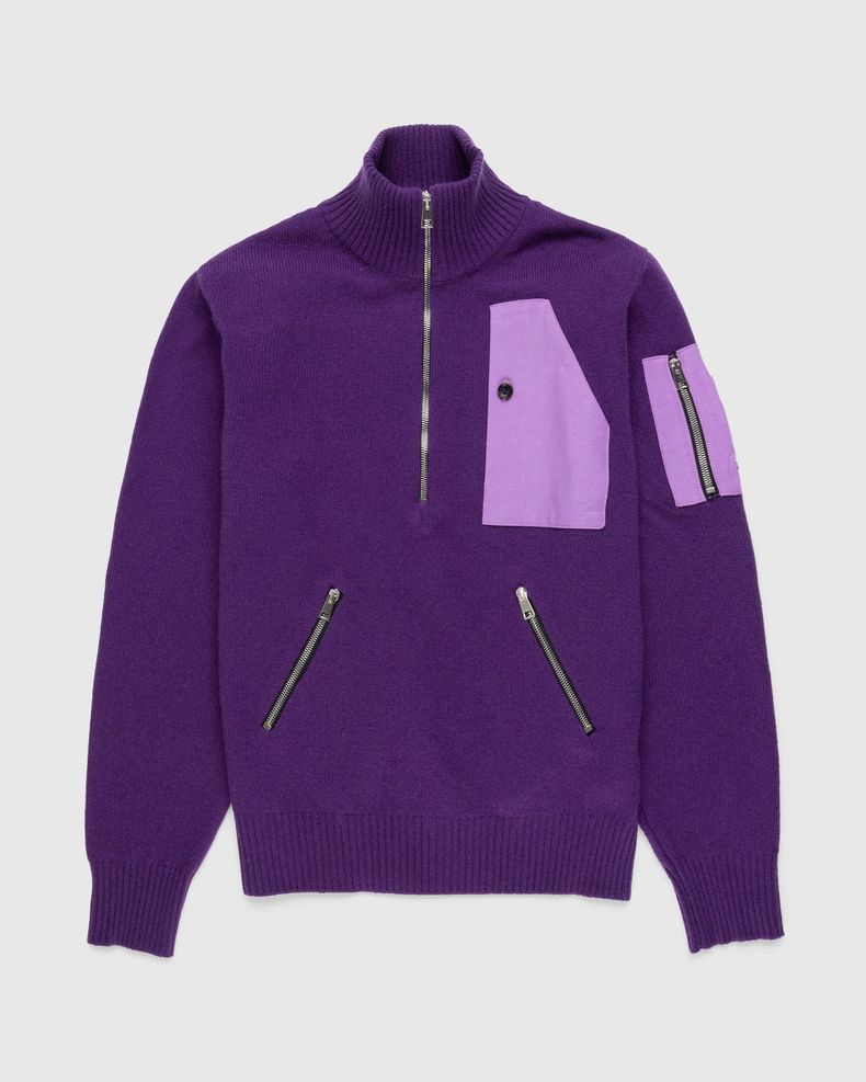 Zip-Up Fleece Purple