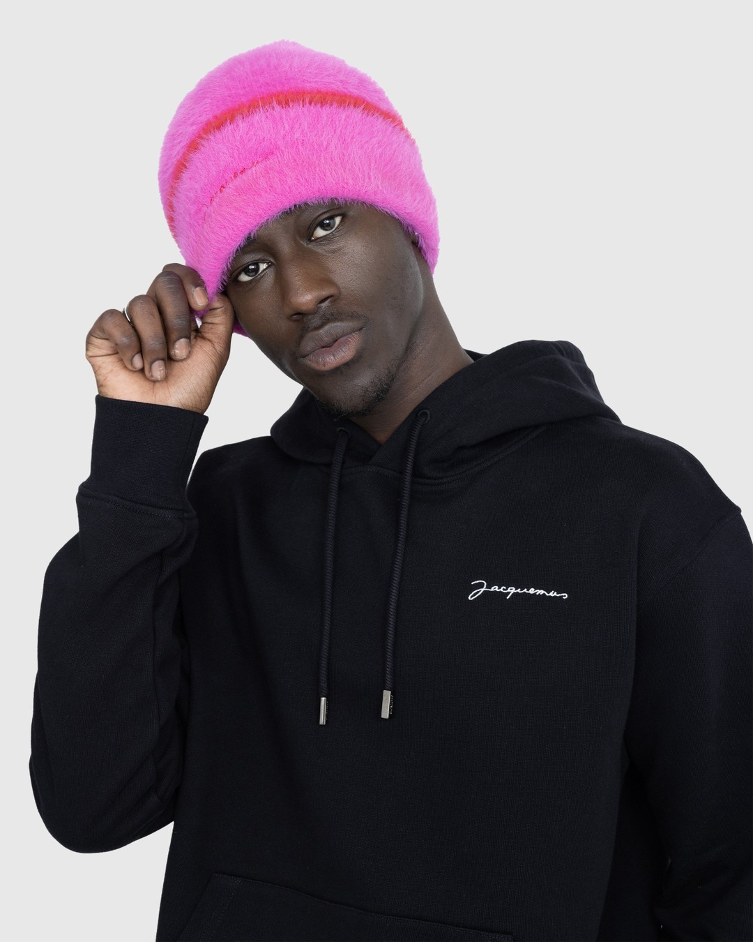 Black and pink champion hoodie shop