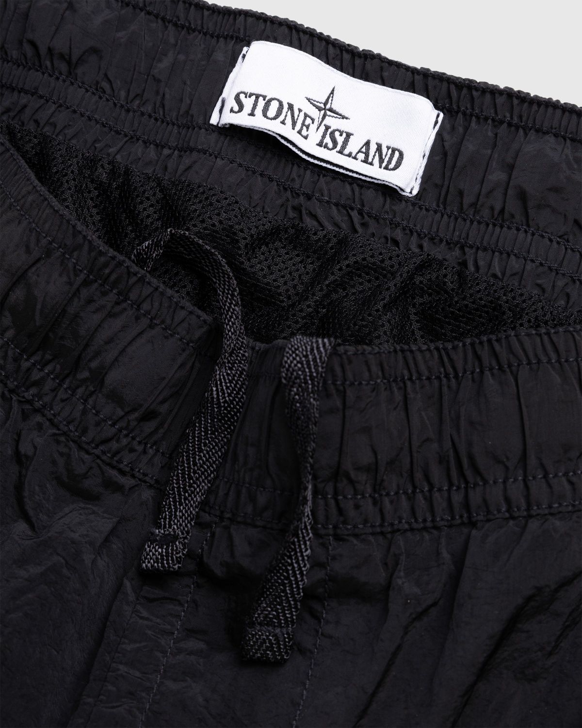 Stone Island – Nylon Metal Beach Shorts Black - Shorts - Black - Image 5