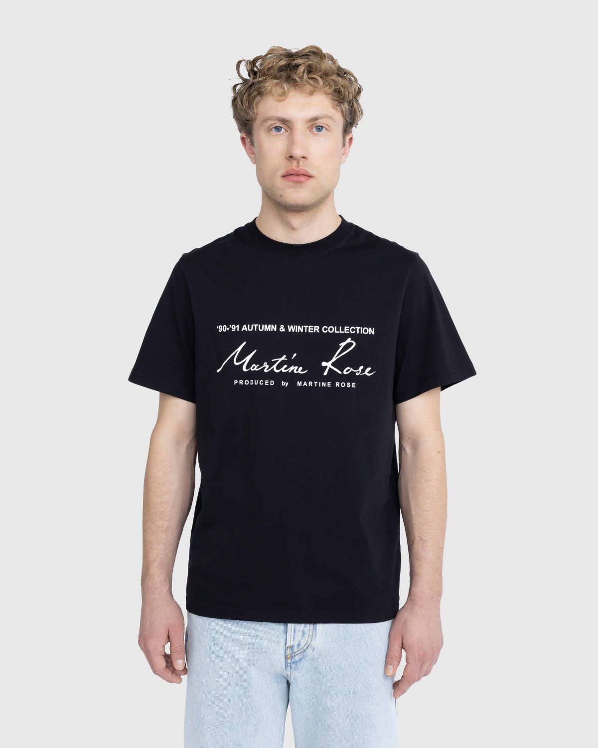 Martine Rose – Classic S/S T-Shirt Black - Tops - Black - Image 2