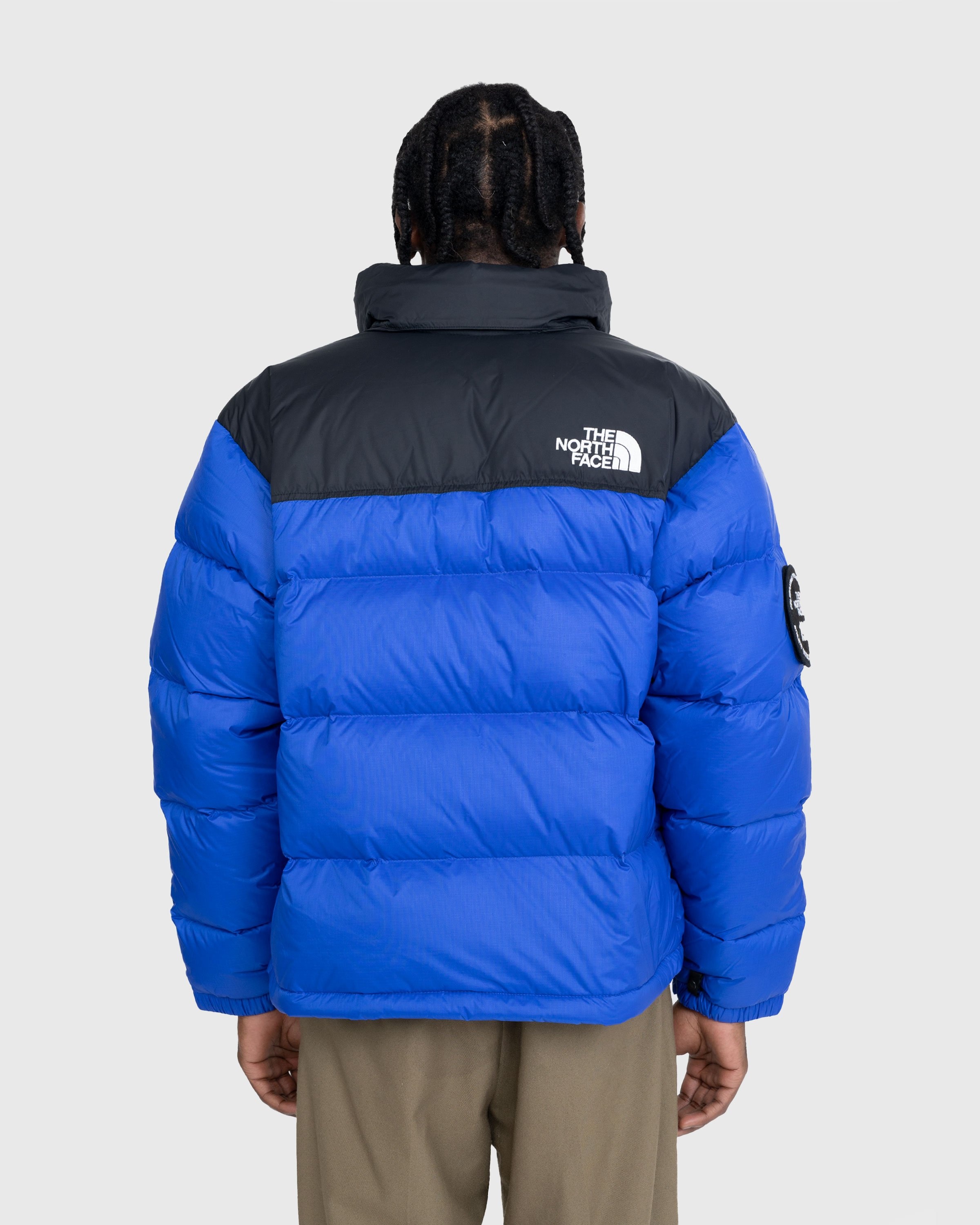 North face 1992 top nuptse puffer blue