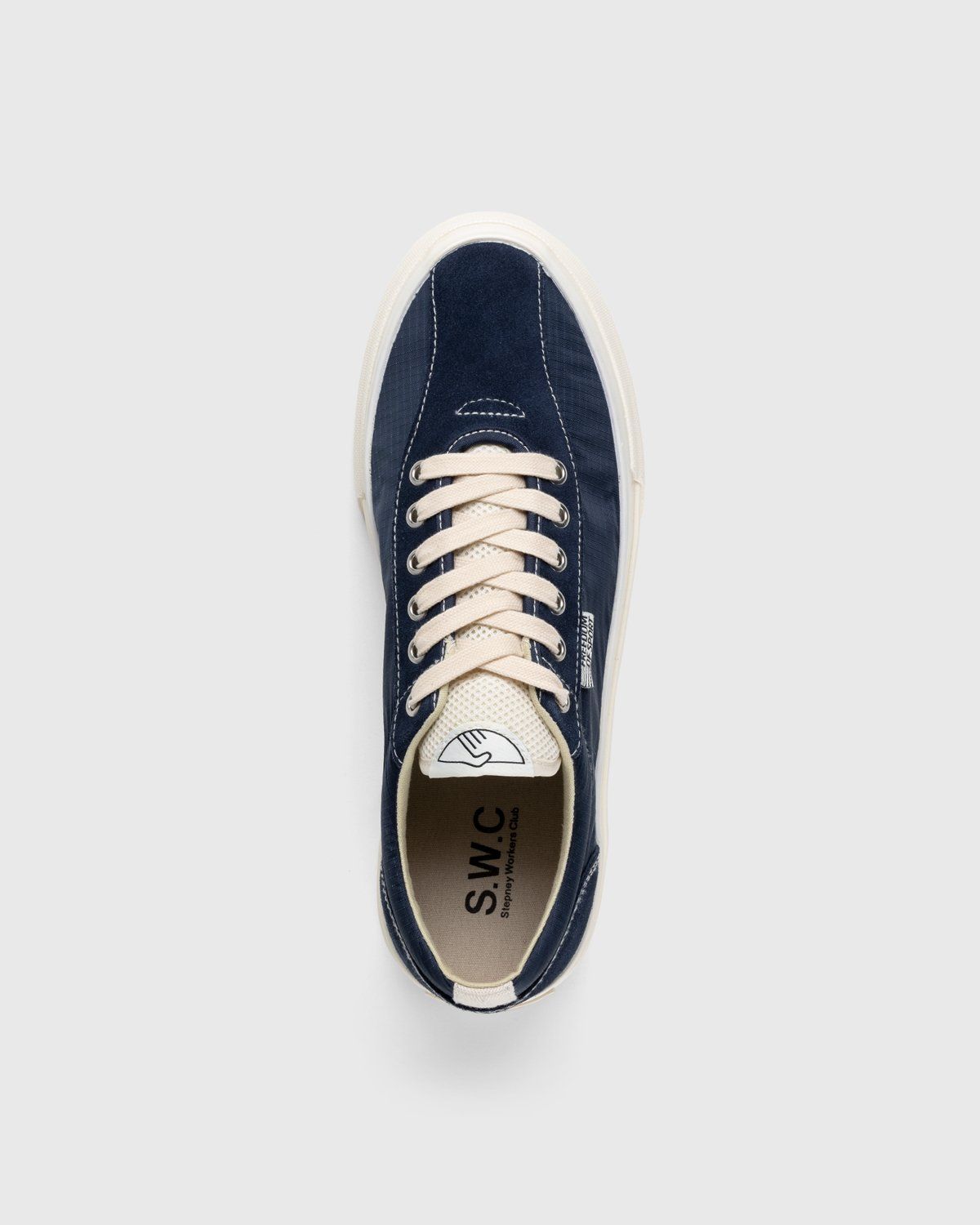 Stepney Workers Club – Dellow Track Ripstop Navy - Sneakers - Blue - Image 5