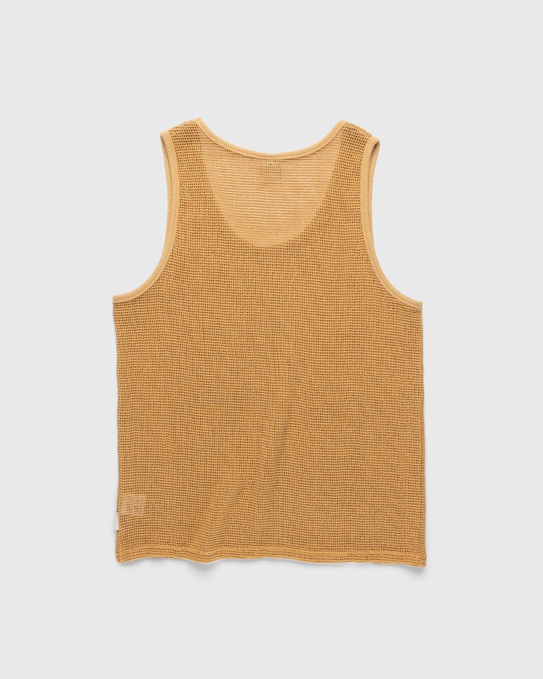 Highsnobiety – Knit Mesh Tank Top Brown - Tank Tops - Brown - Image 2