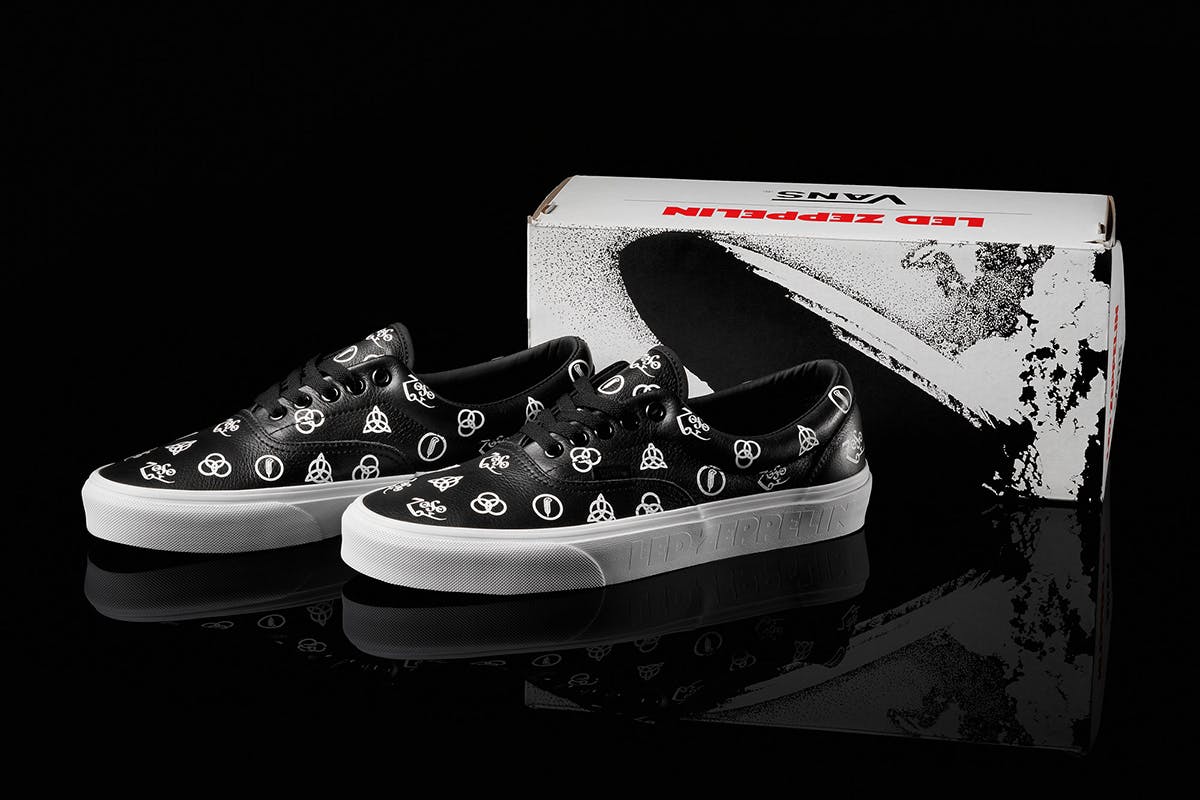 led zeppelin vans 50th anniversary collection release date price vans era vans sk8 hi