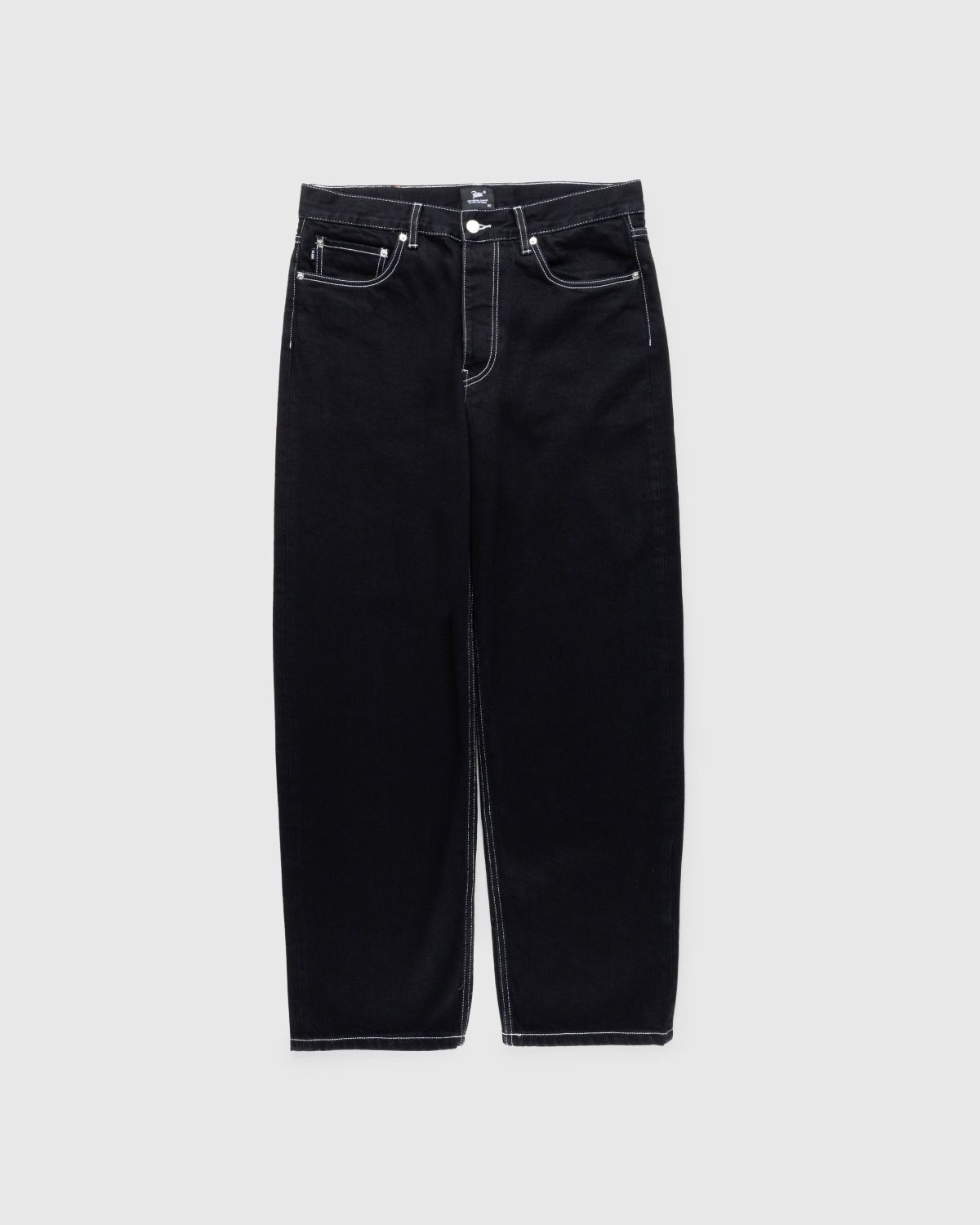 Patta – Contrast Stitch Loose Denim Pants Black | Highsnobiety Shop