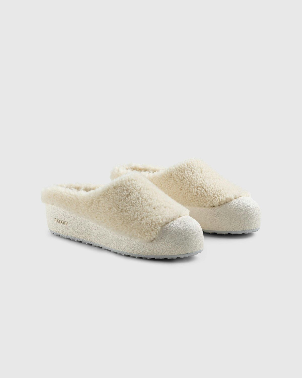 Bally Ghis leather mules - White
