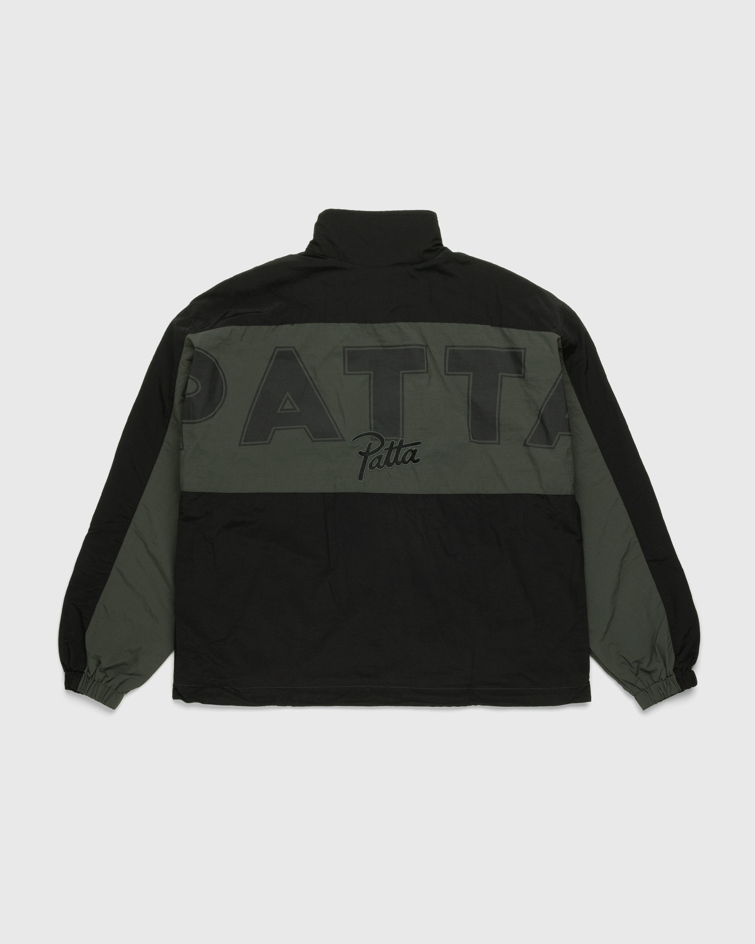 Patta – Athletic Track Jacket Black/Charcoal Grey - Outerwear - Black - Image 2