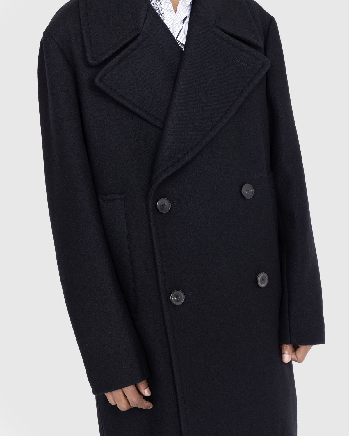 Dries van Noten – Raven Coat Black - Outerwear - Black - Image 4