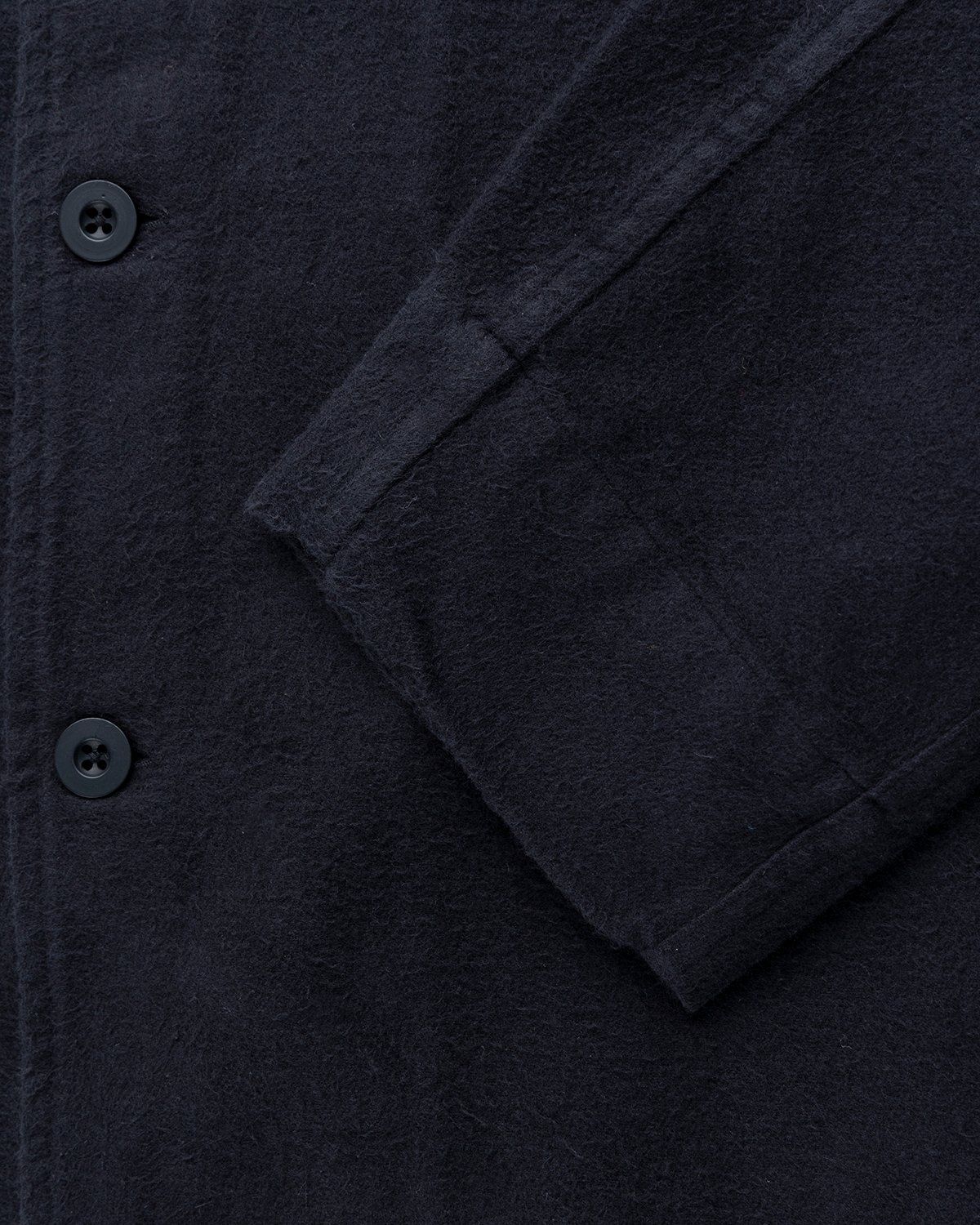 Our Legacy – Evening Coach Jacket Black Brushed - Overshirt - Black - Image 4