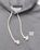 Acne Studios – Organic Cotton Hooded Sweatshirt Light Grey Melange - Sweats - Grey - Image 3