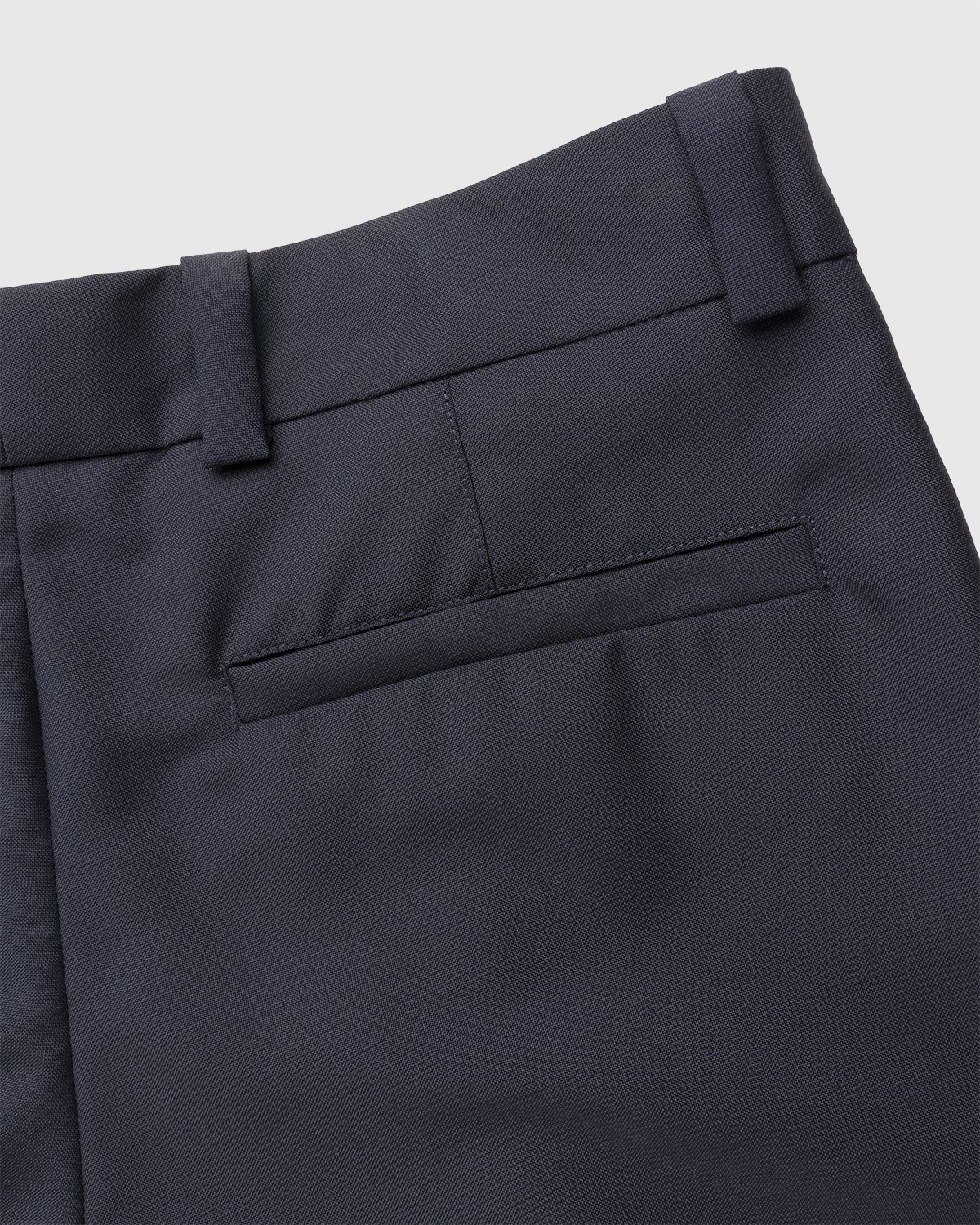 Acne Studios – Mohair Pleated Trousers Navy - Pants - Blue - Image 3