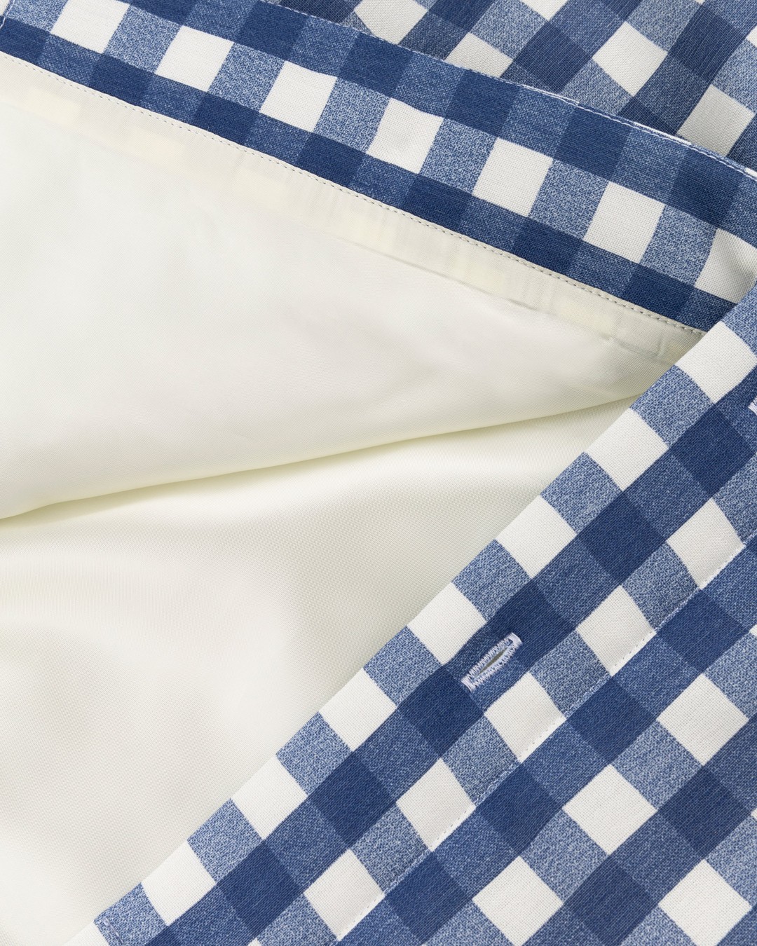 JACQUEMUS – La Chemise Boulanger Navy Checks - Shirts - Blue - Image 3