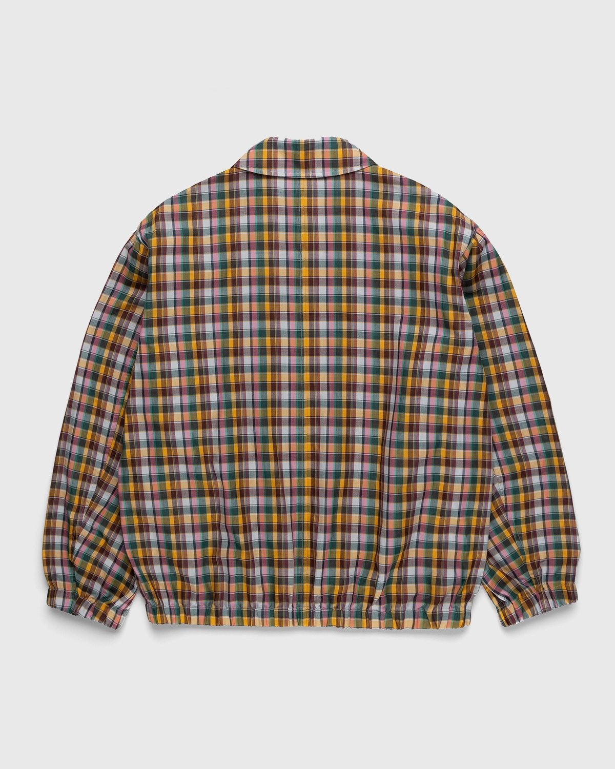 Auralee – Cotton Woven Blouson Mix Madras Check - Outerwear - Multi - Image 2