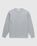Diagonal Raised Fleece Logo Sweatshirt Grey