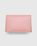 Acne Studios – Folded Leather Card Holder Salmon Pink - Wallets - Pink - Image 3