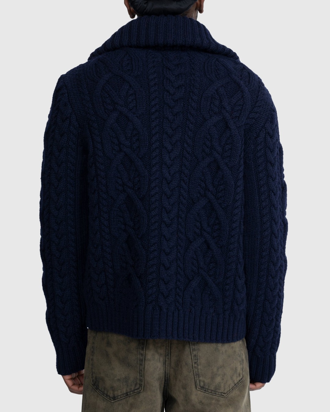 Dries van Noten – Naldo Cardigan Blue - Knitwear - Blue - Image 4