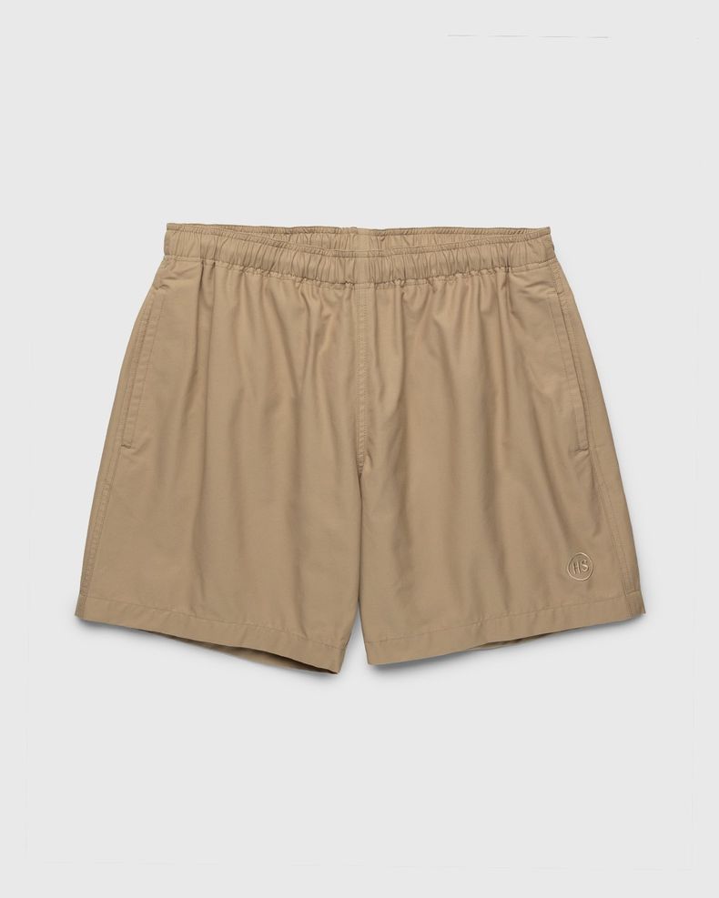 Highsnobiety – Cotton Nylon Water Shorts Beige