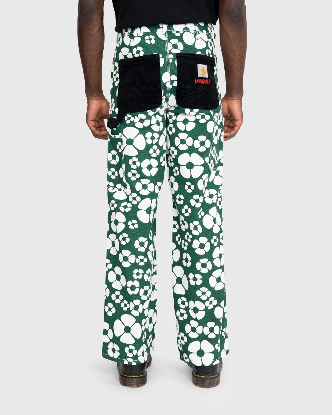 Marni x Carhartt WIP – Floral Trousers Green - Pants - Green - Image 4