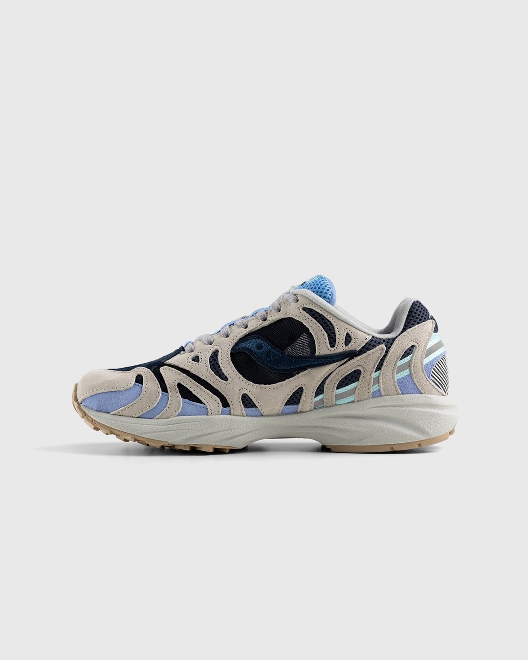 Saucony – Grid Azura 2000 Grey - Low Top Sneakers - Blue - Image 2