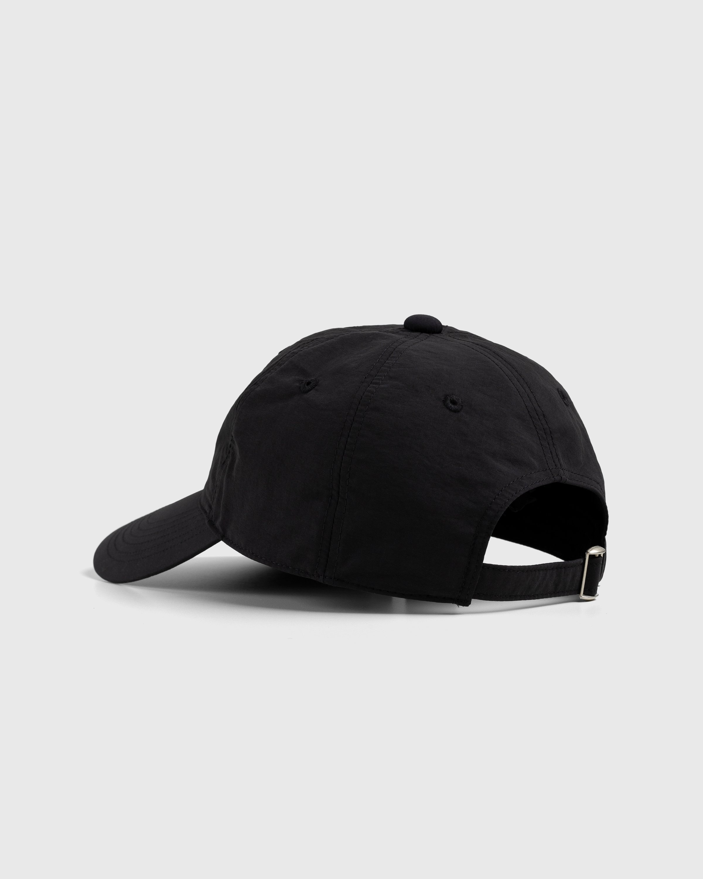 Highsnobiety – Peached Nylon Ball Cap Black - Hats - Black - Image 4