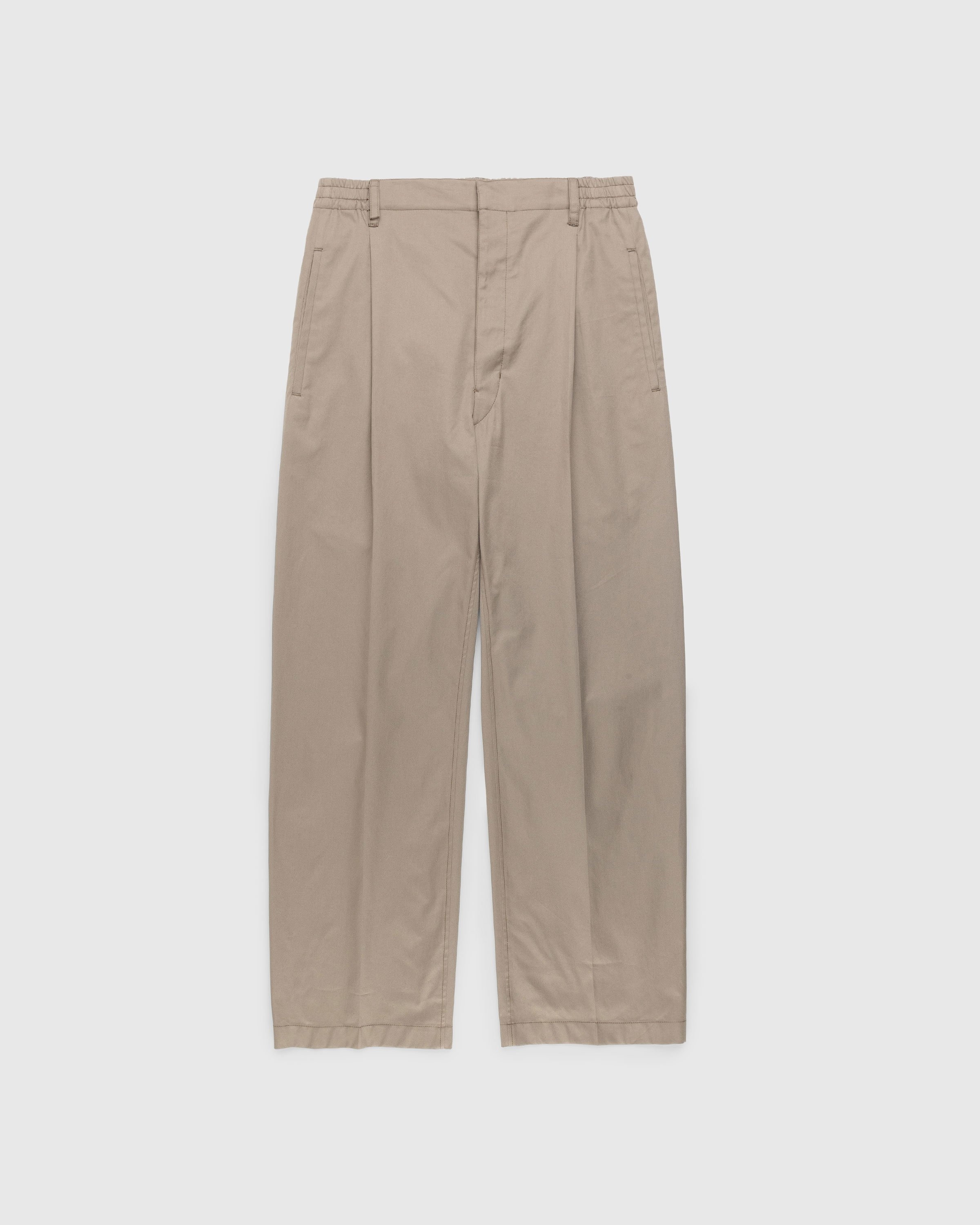 Lemaire – Easy Pleated Pants Beige - Pants - Beige - Image 1