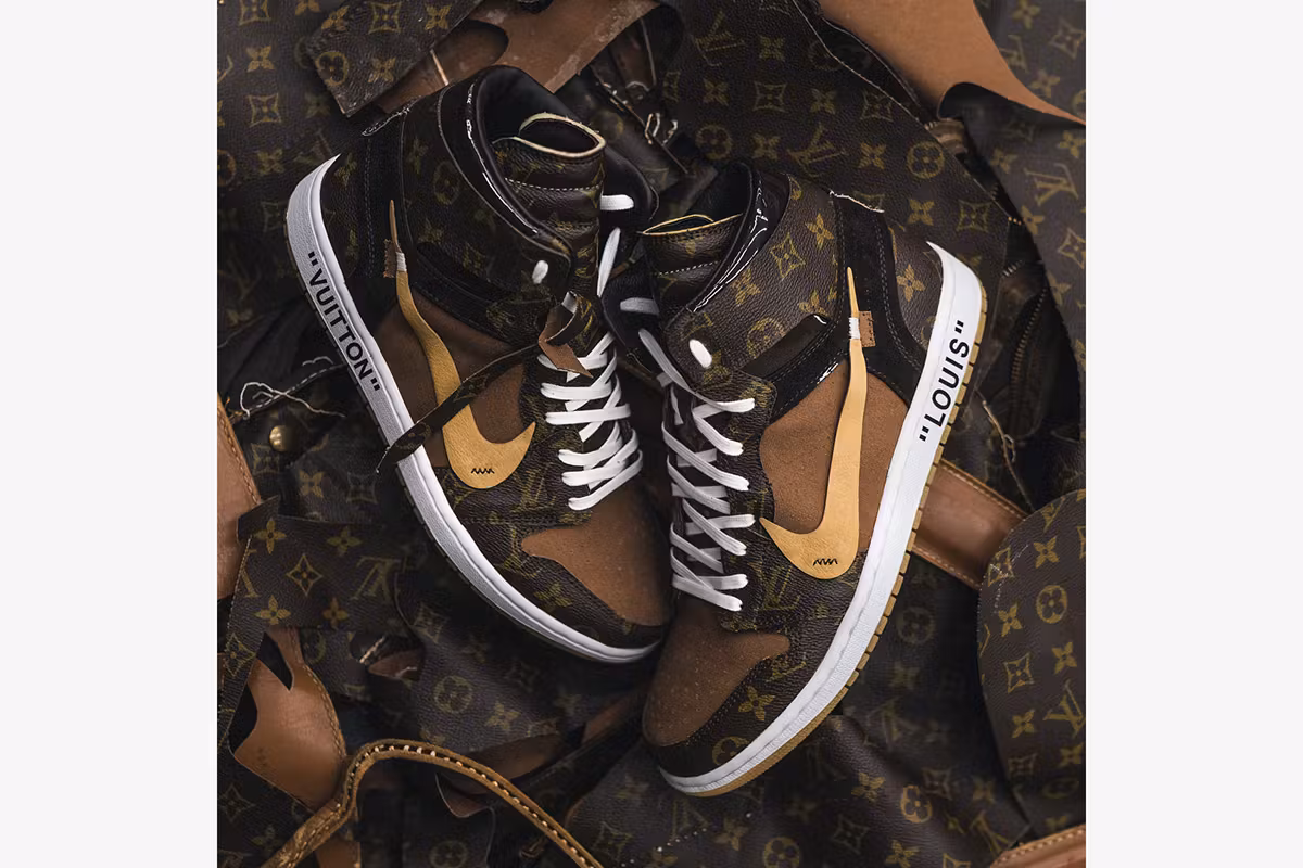 Vedhæft til guiden Flygtig These Louis Vuitton OFF–WHITE x Nike Air Jordan 1s Are Next Level