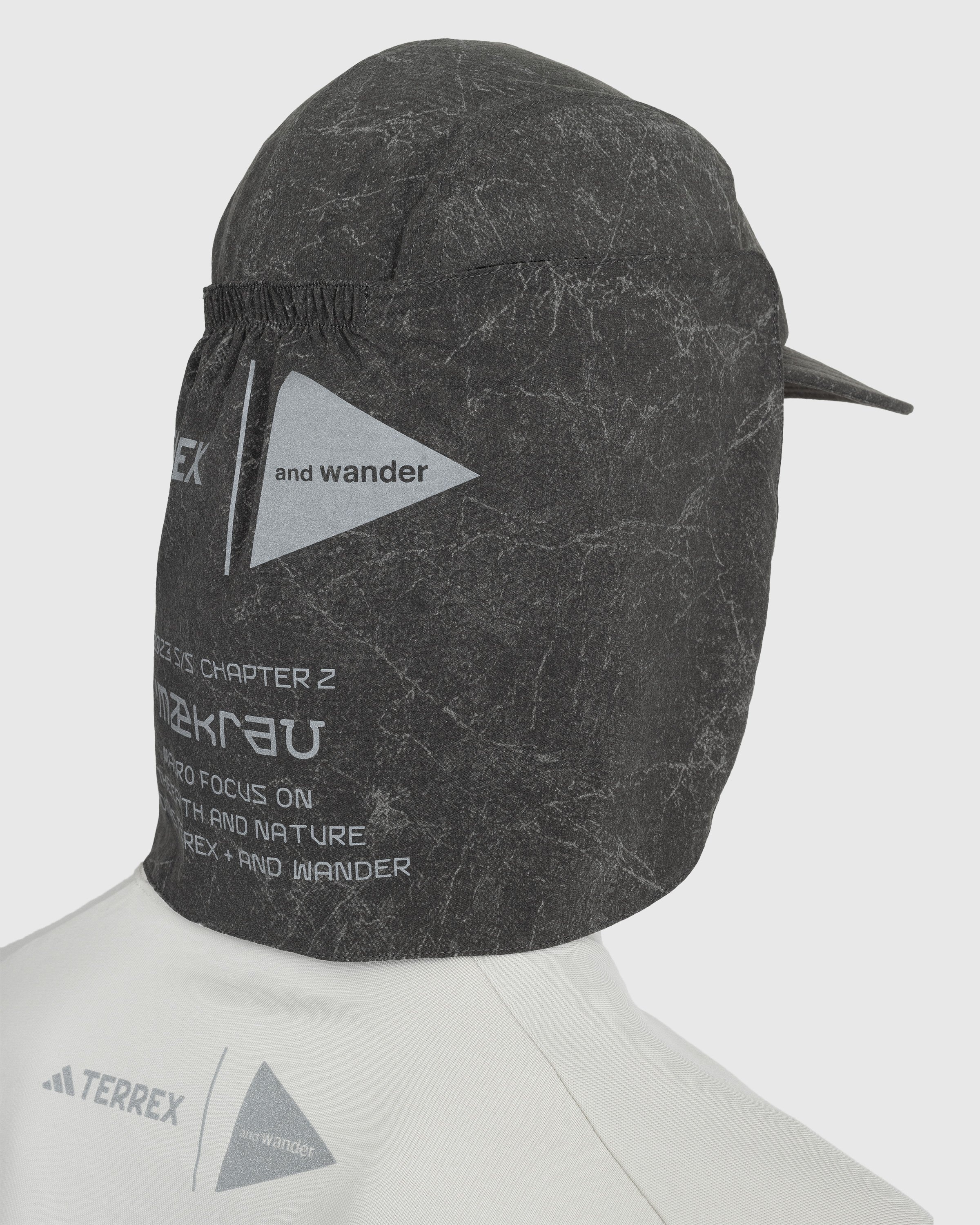 adidas Terrex x And Wander – AEROREADY Cap Shadow Olive - Hats - Grey - Image 8