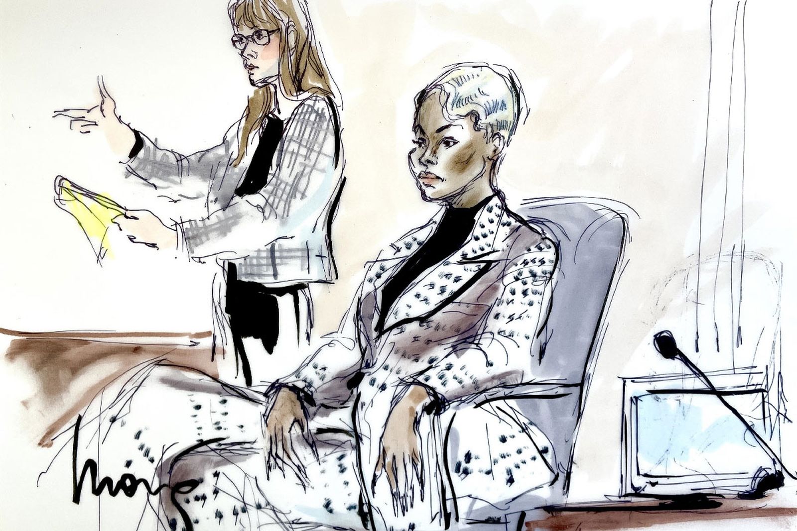 kardashians-blac-chyna-court-sketches-trial-2