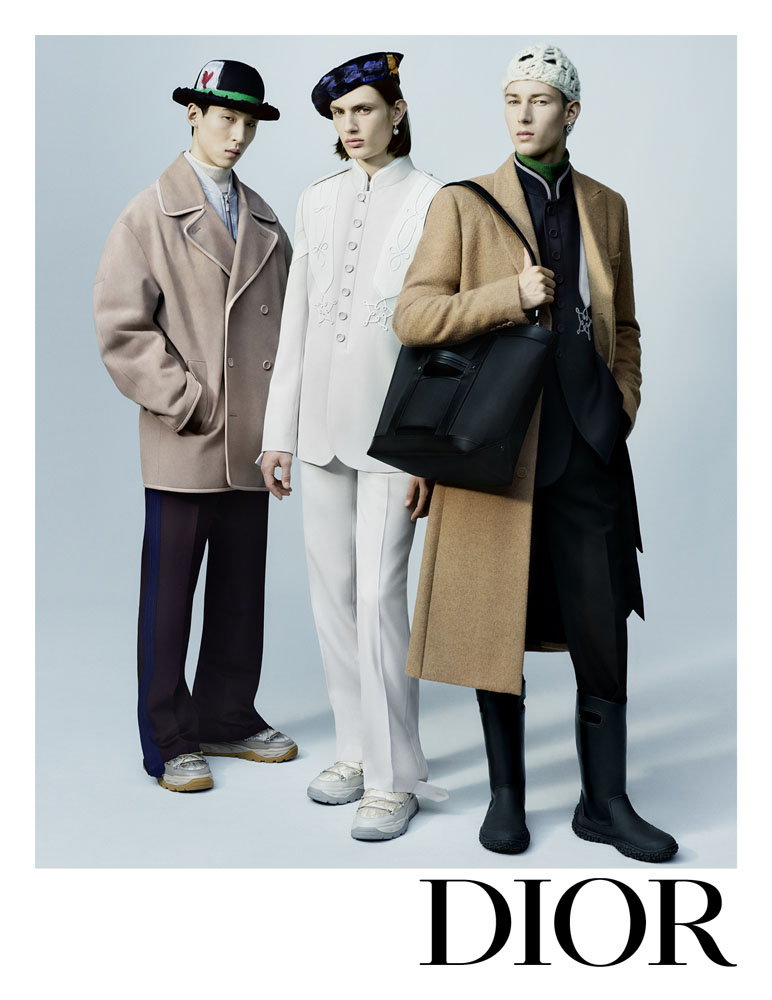 Dior Winter 2021/2022 Men's Collection Campaign Peter Doig Collab
