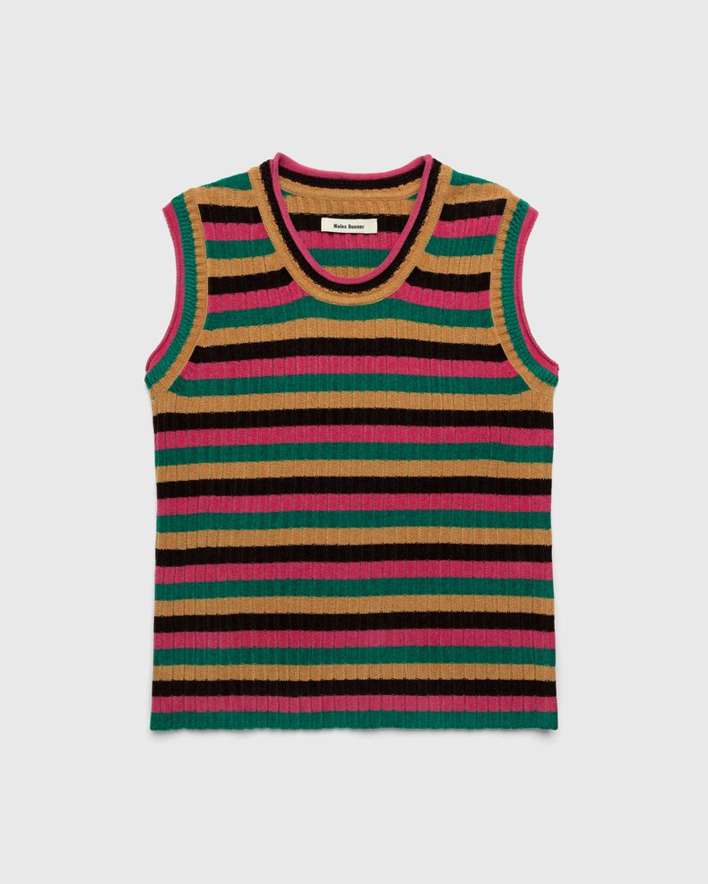 Swing Stripe Knit Vest Multi