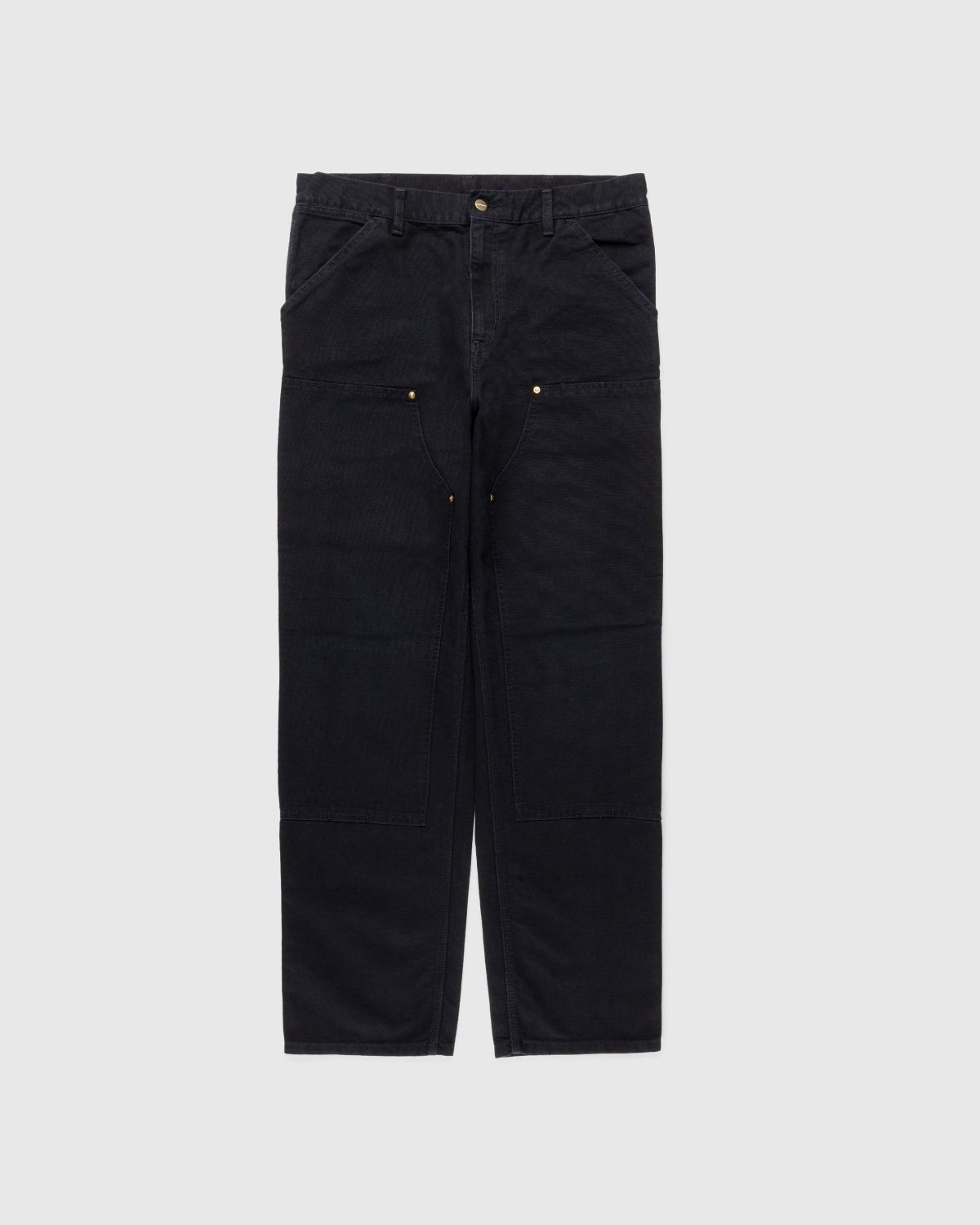 Carhartt WIP – Double Knee Pant Black - Pants - Black - Image 1