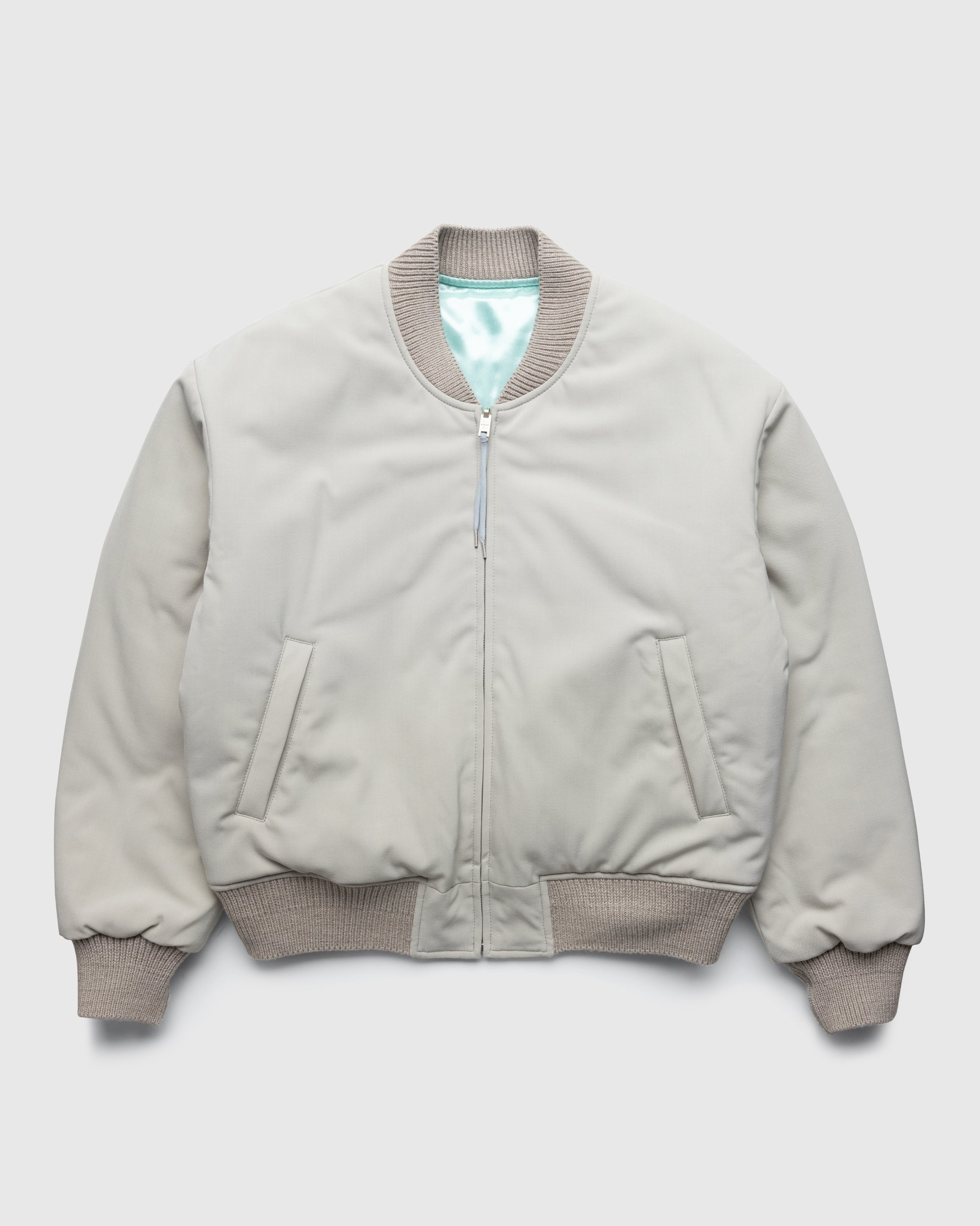 Acne Studios Gray Reversible Bomber Jacket